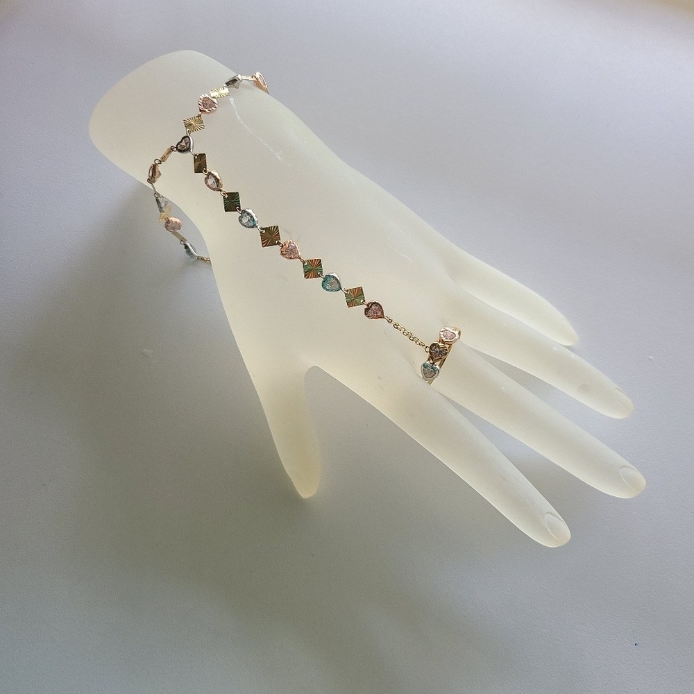 585 Tri Gold Slave Bracelet Send Offer